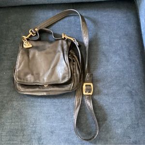 Victoria Leather Black Mini handbag